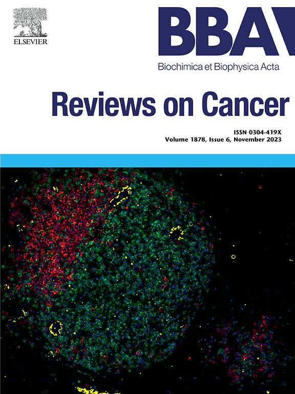 Go to journal home page - Biochimica et Biophysica Acta (BBA) - Reviews on Cancer